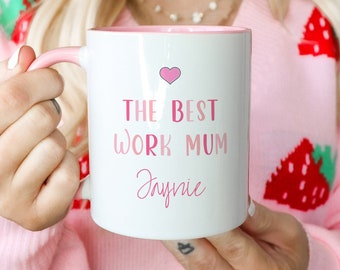 Personalised Work Mum Mug, Best Colleague Gift