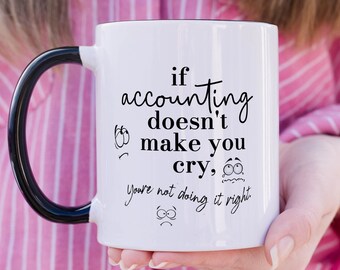 Rolig revisormugg, redovisningsgåva, CPA-gåva