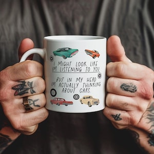 I Might Look Like I&#39;m Listening, Gifts for Car Guys, Mechanic Gifts, Car Enthusiast Gifts.