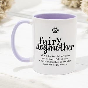 Fairy Dogmother Mug, Dog Mum Gift