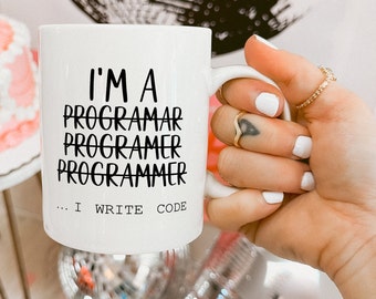 I Write Code Mug, Sarcastic Programmer Gift