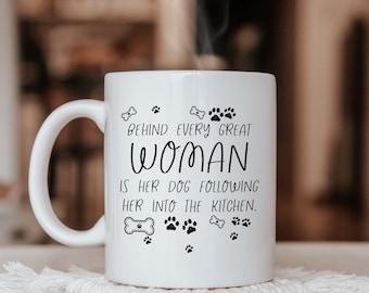 Dog Mum Ceramic Mug, Funny Pet Owner Gift