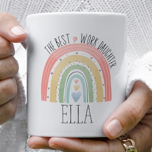 Work Daughter Gift, Like a Daughter To Me, Gift for Colleague, Gift From Work Mum, Work Friends Mug