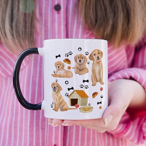 Regalo per il proprietario di Golden Retriever, regali per Golden Retriever, tazza Golden Retriever, tazza cucciolo Golden Retriever, biglietto di auguri di compleanno per Retriever, amore per i cani