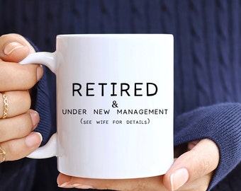 Retired Husband Gift, Retirement Gift for Men, Retirement Gifts for Men Mug, Retirement Gifts for Grandad, Grandad Retirement Card, Funny