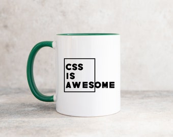Css 1000 Geburtstag Becher, Website Designer Geschenk, Keramik Kaffeetasse