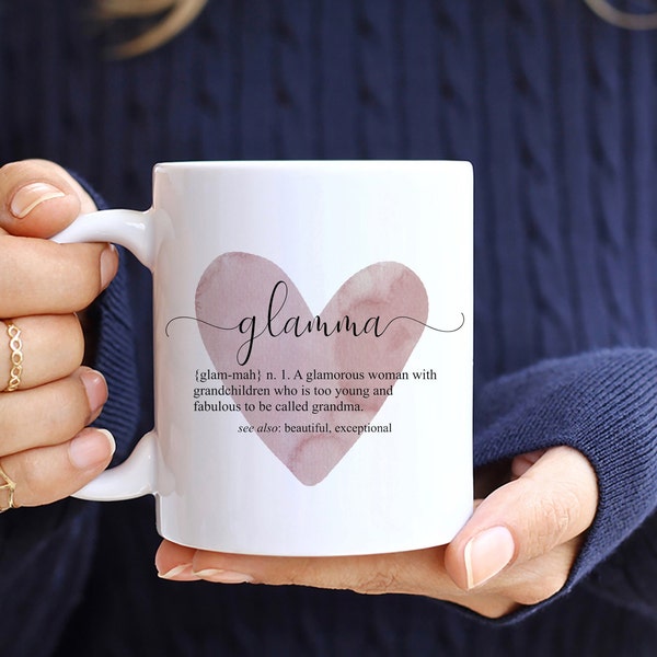 Glamma Definition, Mama Geburtstagsgeschenk, Glamma Geburtstagskarte Glamma Geschenk Glam-ma Geschenk, Glam to Be Tasse Geburtstagsgeschenk Glam Ma Tasse, Glamma Kaffee