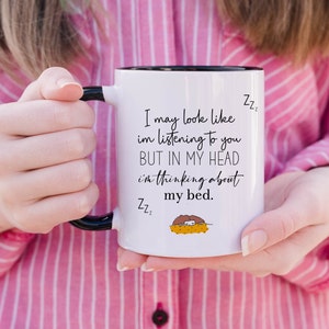 I Love My Bed Mug, Self Care Gift, Lazy Gifts, Funny Saying Mug, Funny Valentine Gifts, Id Rather Be in Bed, Dear Bed, Secret Santa Gifts