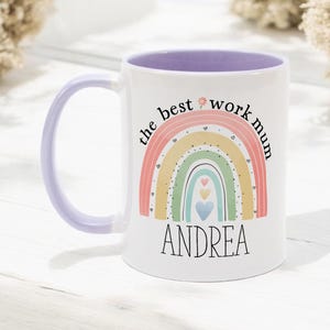 La meilleure tasse de travail pour maman, cadeau d'anniversaire pour collègue de travail, cadeau pour collègue de travail, idée cadeau pour patronne.