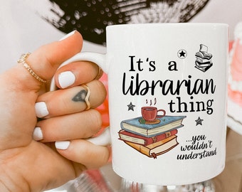 Caneca para Bibliotecário(a), Caneca de Café para Amantes de Livros