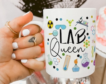 Lab Queen Mug, Science Gift