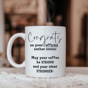 Congrats Officially a Published Author, New Author Gift, Self Published Author, Published Book, Successful