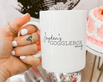 Personalised Gogglebox Mug, Gogglebox Birthday Gift, Gogglebox Fan Gift Idea, Gogglebox Gifts, Steady Nutty Giles Nutty Jenny Lee Fans