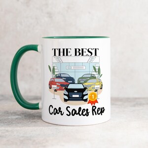 The Best Car Sales Rep, Sales Executive Mug, Best Representative Gift, Car Dealership Promotion Mug, Special Work Colleague Birthday Gift.