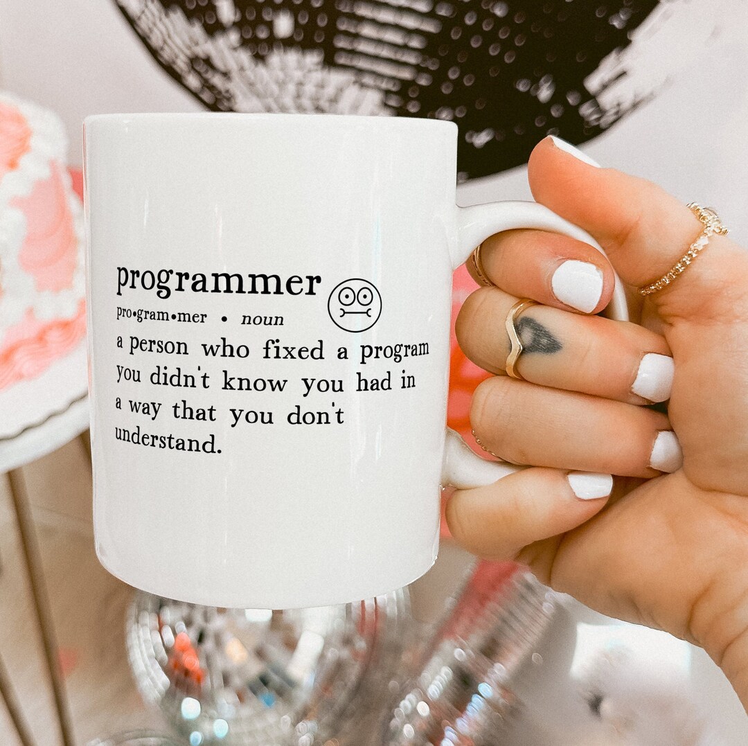 Programming Definition, Gift for Programmer, Gift for Coder, Developer ...