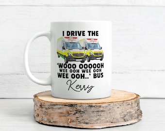 Personalised Ambulance Mug | UK Paramedic Gift