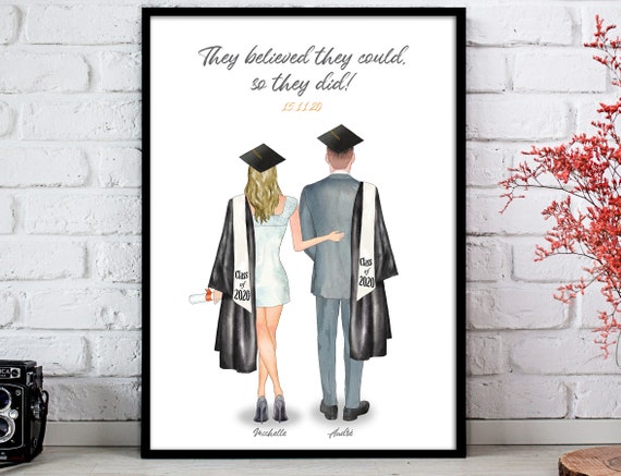 His and Her Graduation Gift University Present Graduation | Etsy