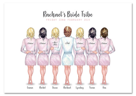 bride tribe dressing gown