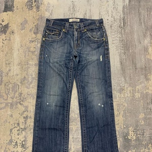 Jeans MEK Jeans Couture Jeans MEK Denim USA Designer cuciture insolite Cool Jeans San Francisco Vita 34 Etsy Italia