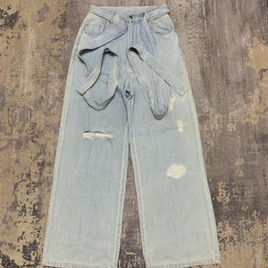 Ciaopanic Baggy Jeans: Embroidered Gothic Hip-Hop Streetwear