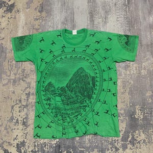 Vintage T-shirt Machupicchu, Peru: T-shirt uit Zuid-Amerika uit de jaren 90