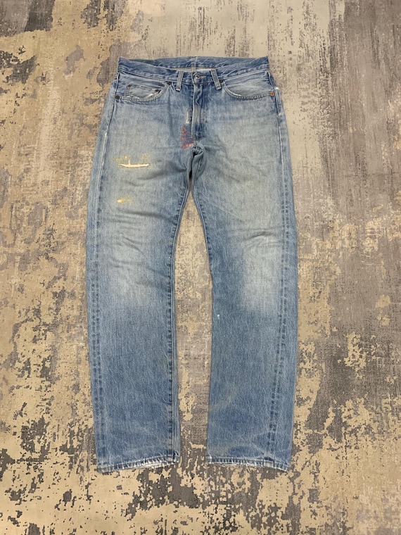 Custom Patchwork Levi’s 501ZXX Big E LVC Jeans | … - image 1
