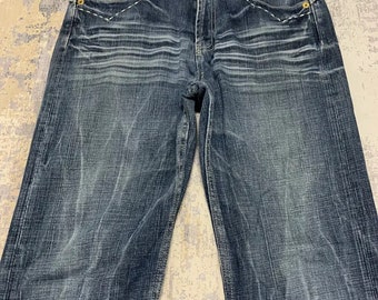 Vintage Oririn Jeans: Japanese Studded Denim Pants, Size 32x32 - Etsy