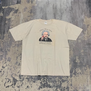 Vintage Albert Einstein Parody Graphic Tee - Size 2XL