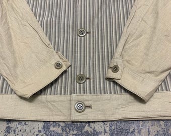 Vintage Rockabilly Striped Gabardine Jacket - Angelo Saputo