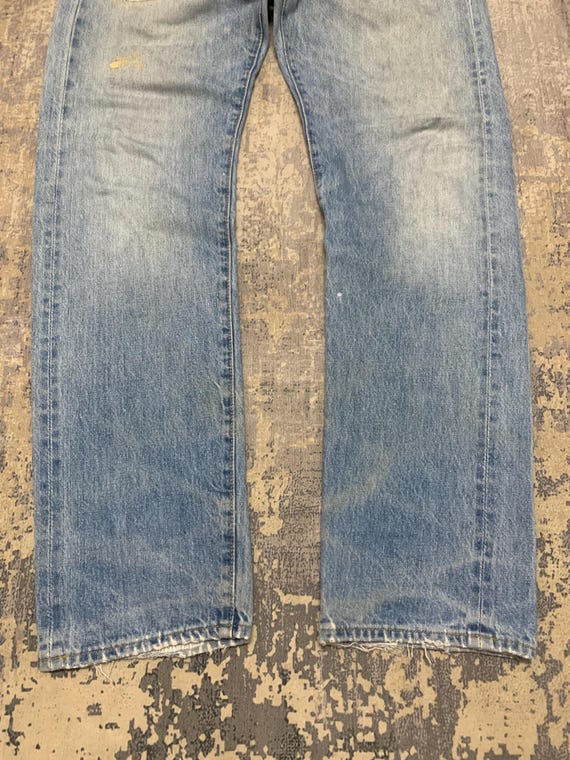 Custom Patchwork Levi’s 501ZXX Big E LVC Jeans | … - image 3