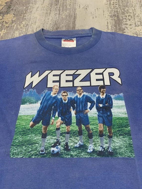 ヴィンテージ ウィーザー ツアーシャツ サンフェード バンドTシャツ