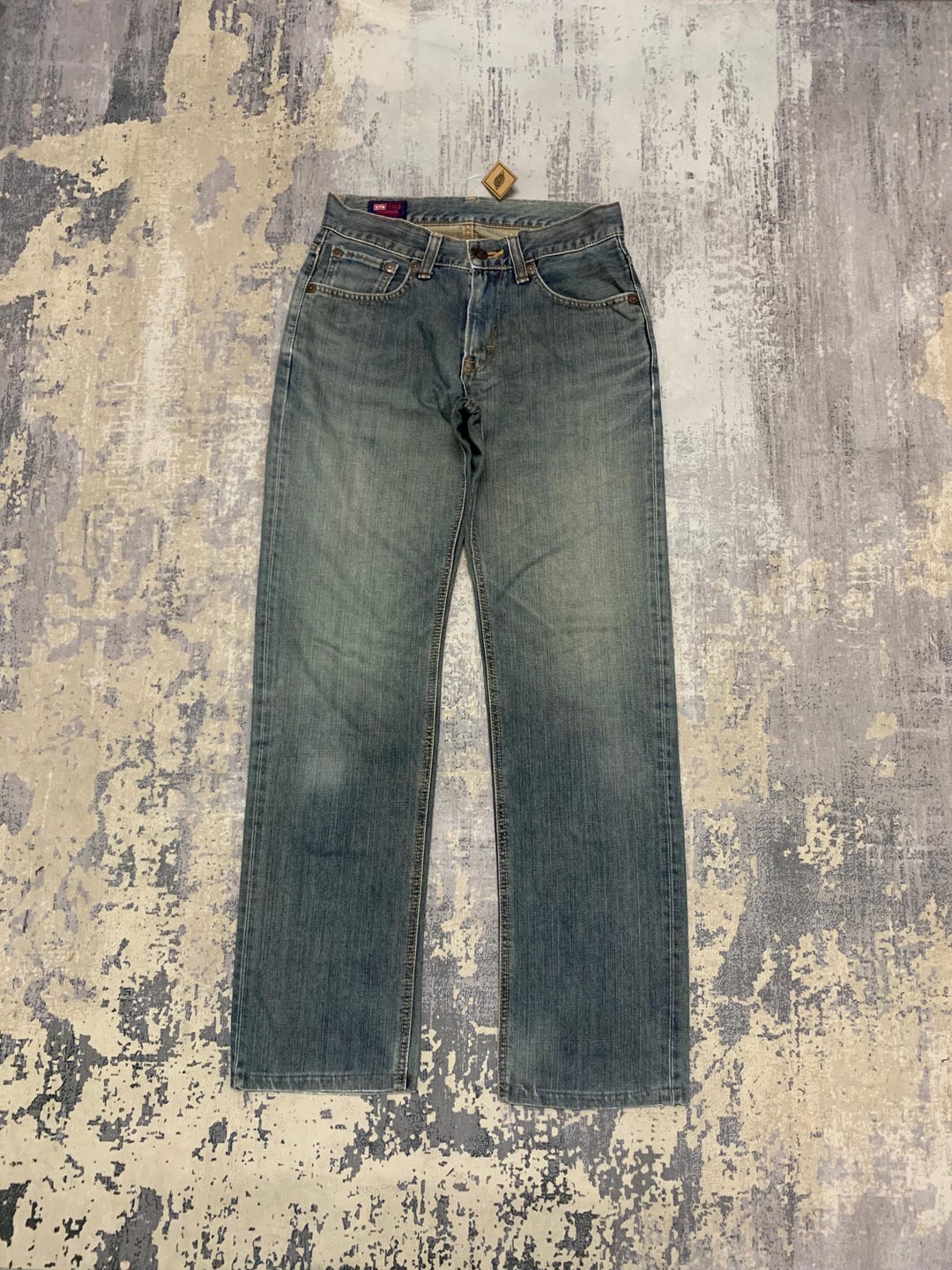 Vintage Edwin 503 Made in Japan Jeans 29x31: Distressed Mud Wash