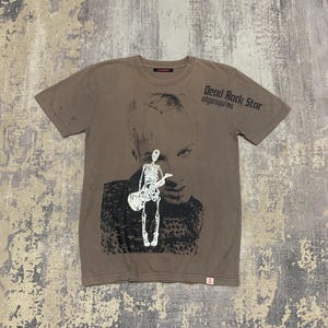 Japanese Brand Alqonquins Dead Rock Star T Shirt, Punk Seditionaries Tees, Vintage Japanese Seditionaries Punk Shirt