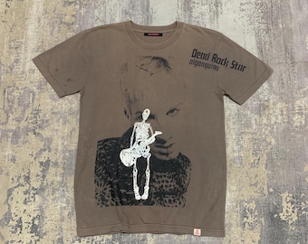 Vintage Alqonquins T-Shirt: Japanisches Punk-Rock-Seditions-T-Shirt