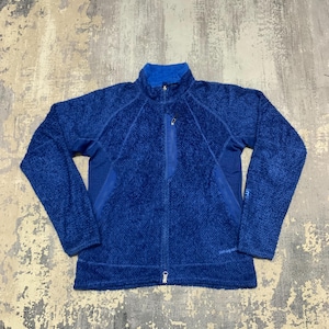 Vintage 90s Patagonia Synchilla Fleece Jacket: Blue High Pile, Size S
