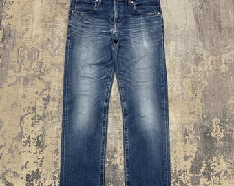 Vintage Edwin Blue Trip Jeans: Tapered Denim Made In Japan W29x30