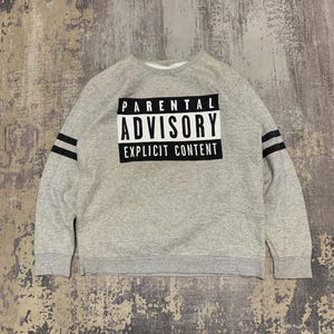 Vintage Sweatshirt Vintage Crewneck Vintage Sweater Pullover Sportswear Jumper Big Logo Medium