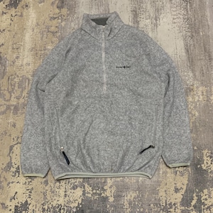 Vintage Mont-bell Fleece Pullover Sweater Medium Mont Bell Polartec Half Zipper Sweatshirt Mont Bell Grey Fleece Jacket Size M