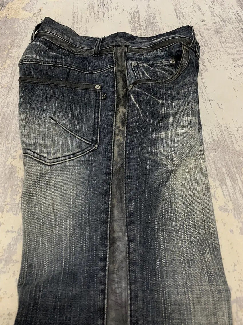 パンツ morgan homme grunge flared denim Y2K 00s パンツ morgan homme grunge flared denim Y2K 00s Morgan Homme