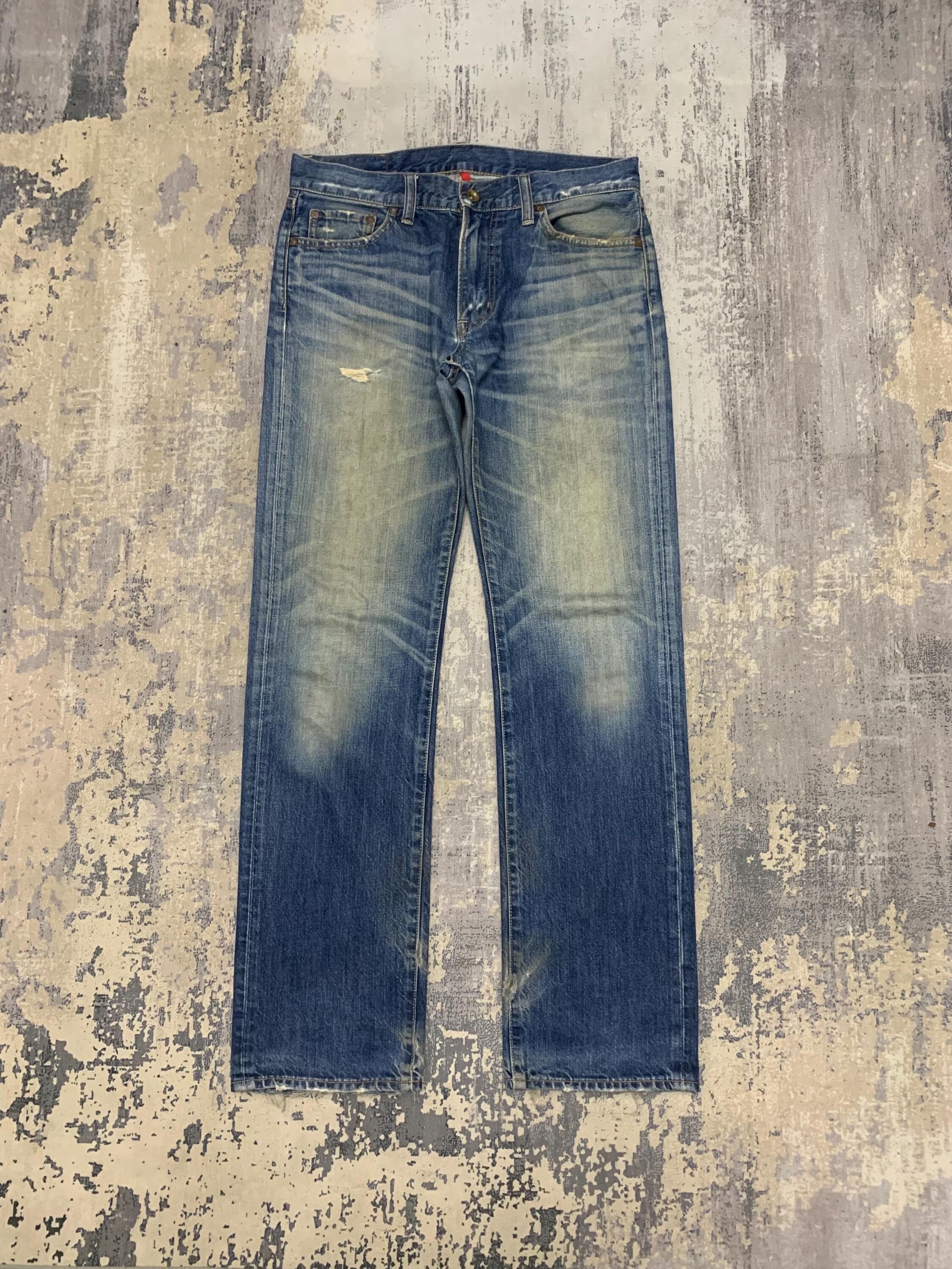 Levi's 501 Sashiko Boro Banana Denim Levi's Levi's 501 custom
