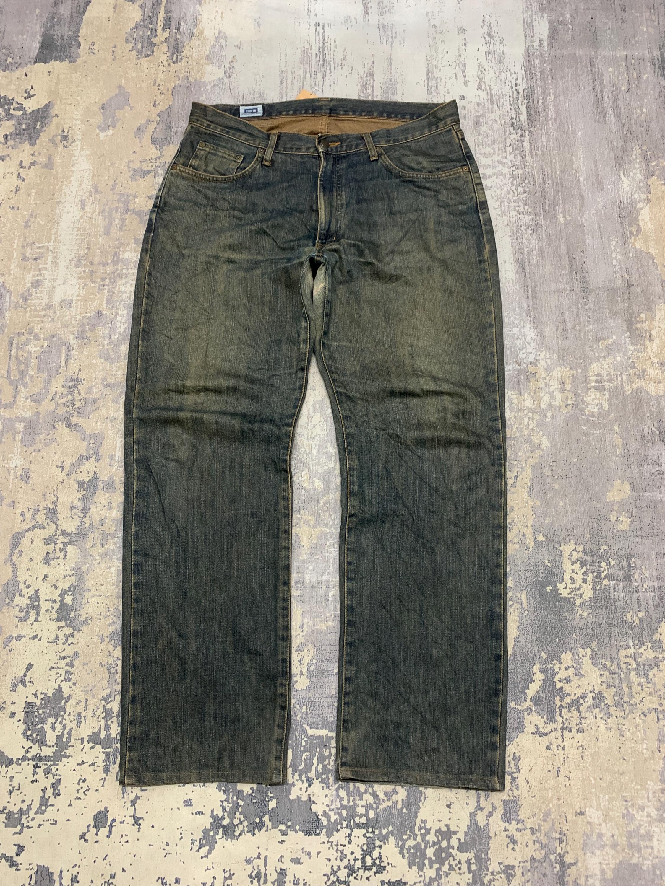 Edwin 404 Unselvedge Jeans W36x30.5 Japanese Denim Baggy Straight 