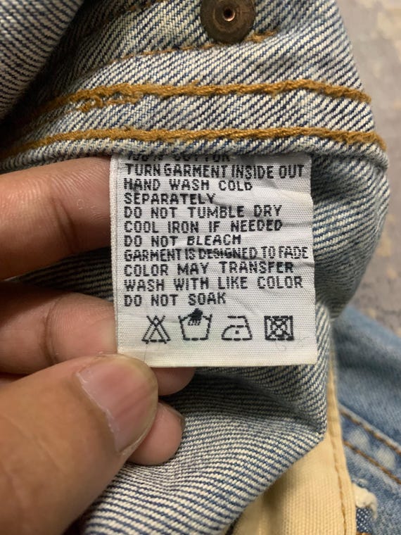 Vintage Tough Jeansmith Distressed Denim Pants: Japanese