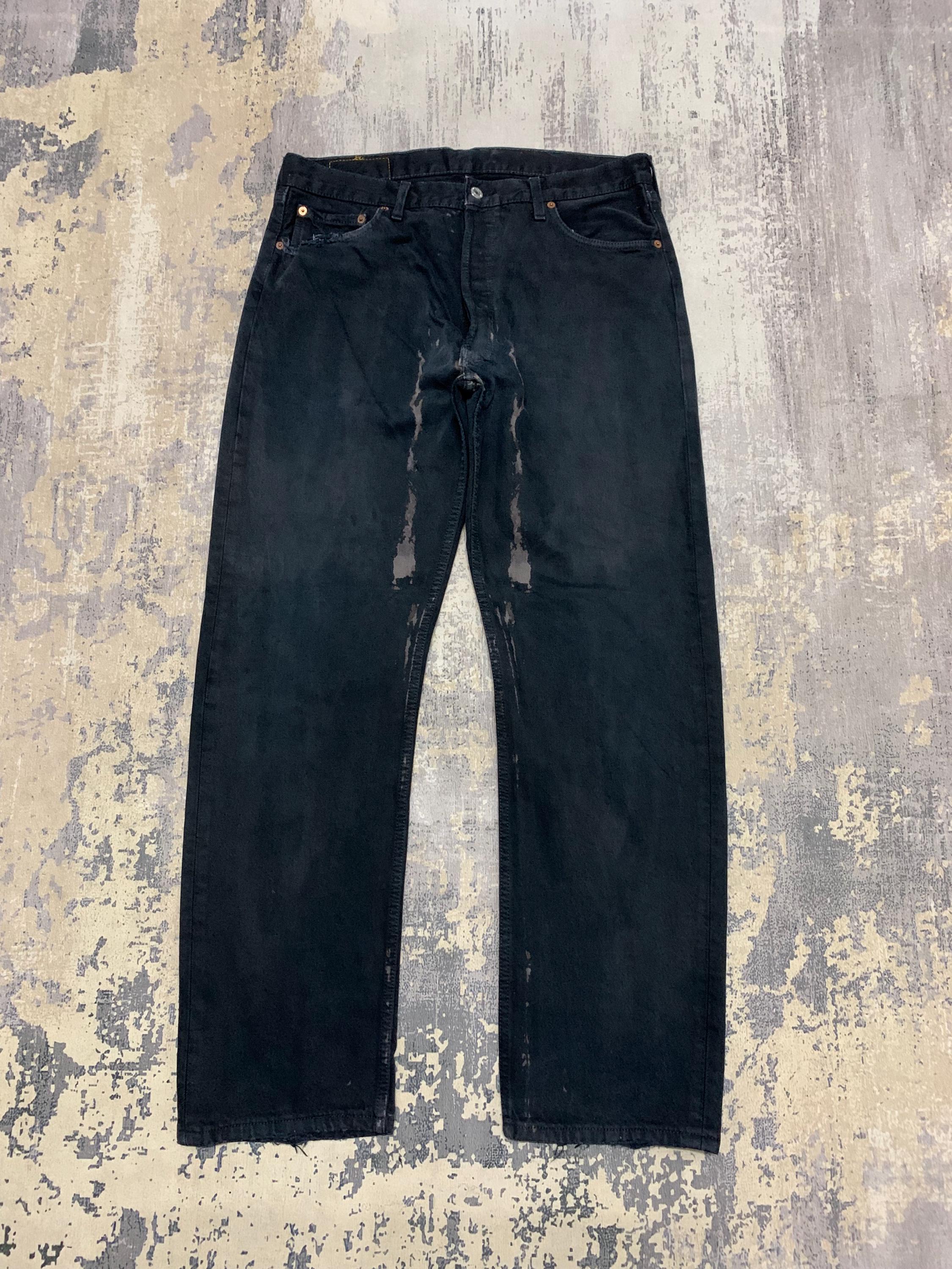 パンツ vintage Levi's 501 black denim Vintage Levi's 501 Black Denim Jeans - Etsy