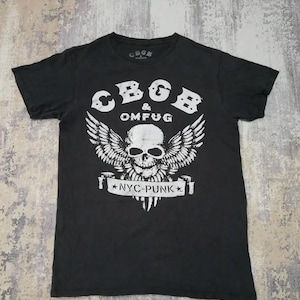 Vintage CBGB Punk Band T-Shirt - Distressed Y2K Style Size S