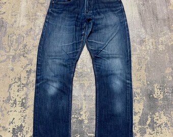 Japanese Brand Buffalo David Bitton Jeans 31x30.5, Stretch Straight Leg Jeans