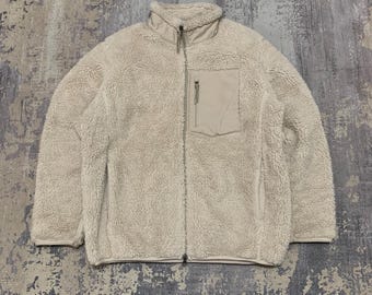 Chaqueta vintage de lana polar con cremallera Uniqlo - Engineered Garments, talla grande