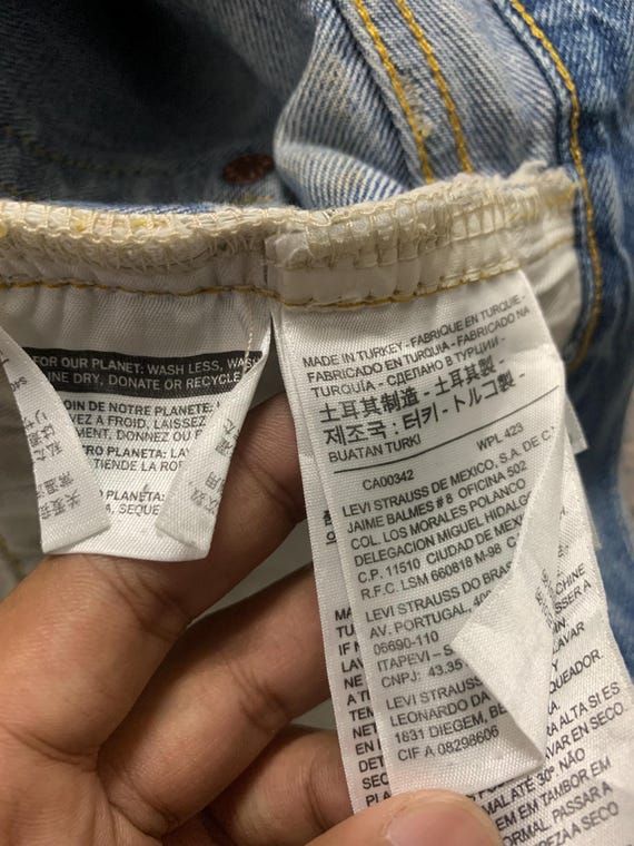 Custom Patchwork Levi’s 501ZXX Big E LVC Jeans | … - image 18