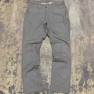 Distressed Grey Japanese Denim Jeans - Monkey Time United Arrows W33x28.5