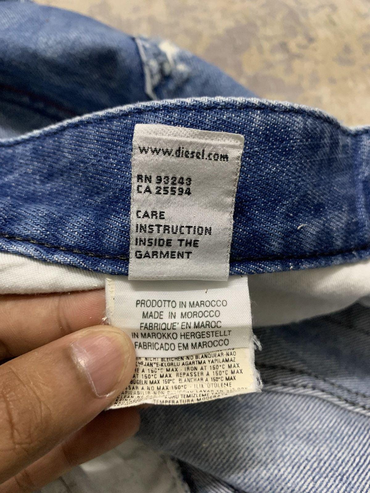 Y2K Baggy Low Rise Jeans: Diesel D Logo Wide Leg Denim - Etsy Denmark