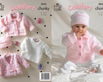 baby crossover cardigan free knitting pattern